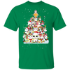Unicorn Christmas Tree T-Shirt Cute Unicorn Snowflake Xmas Shirt Designs For Unicorn Lovers