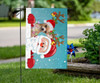 Chihuahua Santa Claus Merry Christmas Flag Christmas Living Room Decor Xmas Gift For Parents