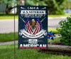 I'm A US Veteran I Believe In God Flag American Bald Eagle Flag Designs Patriots Ornaments