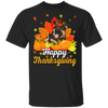 German Shepherd Happy Thanksgiving T-Shirt Adorable Dog Hallothanksmas Tee Gifts For Dog Owners