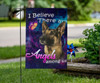 German Shepherd Believe There Are Angels Among Us Flag Living Room Wall Decor New Home Gift