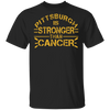 Football Pittsburgh Is Stronger Than Cancer Black Shirt Breast Cancer Awareness Month T-Shirt Football Pittsburgh Is Stronger Than Cancer Black Shirt Breast Cancer Awareness Month T-Shirt