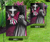 Breast Cancer Flag Eagle Faith Christian Cross Flag Family Presents For Outdoor Decoration