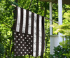 Black And White American Flag Honor Military Army Law Enforcement Pride Flag Patio Furniture