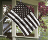 Black And White American Flag Honor Military Army Law Enforcement Pride Flag Patio Furniture