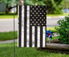Black And White American Flag Honor Military Army Law Enforcement Pride Flag Patio Furniture