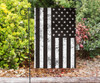 Black And White American Flag Honor Military Army Law Enforcement Pride Flag Patio Furniture