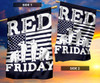 Red Friday Remember Everyone Deployed Flag Military Soldier Memorial For Indoor Outside Flag