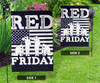 Red Friday Remember Everyone Deployed Flag Military Soldier Memorial For Indoor Outside Flag