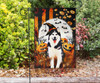 Husky Pumpkin Costume Halloween Holiday Flag For Bedroom Wall Decor Gift For Friend Dog Owner