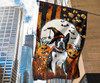 Boston Terrier Pumpkin Costume Halloween Flag For Wall Decor Boston Terrier Merchandise