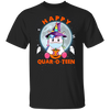 Cute Unicorn Happy Quar-O-Teen Halloween T-Shirt Gift For Her Birthday Halloween Special Gift