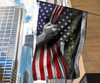 Camo Thin Line Military Inside American Flag Military Retirement Gift Flag