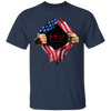 Faith Hope Love American Flag T-Shirt Women Men Shirt Gifts For Friend