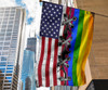 LGBTQ American Flag New Pride Outdoor Decoration