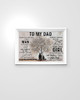 To My Dad I Know It’s Not Easy For A Man To Raise A Child Poster Quotes