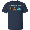 Rottweiler My Quarantine Routine Eating Cooking Sleeping - Cute Shirt Sayings Gift For Dog Lover