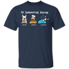 Frenchie My Quarantine Routine Eating Cooking Sleeping - Cute Shirt Sayings Gift For Dog Lover