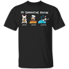 Frenchie My Quarantine Routine Eating Cooking Sleeping - Cute Shirt Sayings Gift For Dog Lover