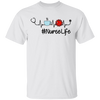 Nurse Stethoscope Heartbeat T-Shirt Awesome Nurse Gift #NurseLife