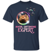 Frenchie Social Distancing Expert T-Shirt French Bulldog Gift