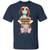 Beagle I Stay Home For My Kids T-Shirt Sayings