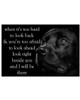 Labrador Retriever When It's Too Hard To Look Back & You're Too Afraid Motivational Poster Decoration