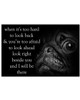 Pug When It's Too Hard To Look Back & You're Too Afraid Motivational Poster Decoration