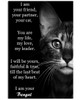 Bengal Cat I Am Your Friend Poster, Poster Decorations Cat Wall Art