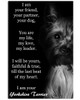 Yorkshire Terrier I Am Your Friend Poster, Dog Decorations Dog Wall Art