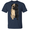 Pug Half Face Pug Shirts Adorable T-Shirt