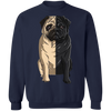 Pug Half Face Pug Sweater Adorable Sweatshirts