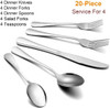 Wildone Stainless Steel Flatware Cutlery Set
