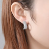 'Filodea' Earrings - 18K White Gold Finish