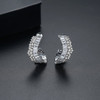 'Filodea' Earrings - 18K White Gold Finish