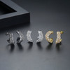 'Filodea' Earrings - 18K White Gold Finish