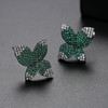 'Iacopa' Earrings - 18K White Gold Finish