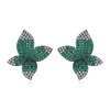 'Iacopa' Earrings - 18K White Gold Finish