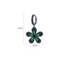 'Vincenzella' Earrings - 18K Black/White Gold Finish
