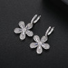 'Vincenzella' Earrings - 18K Black/White Gold Finish