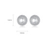 'Nausicaa' Earrings - 18K White Gold Finish