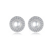 'Nausicaa' Earrings - 18K White Gold Finish