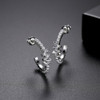 'Primizia' Earrings - 18K White Gold Finish