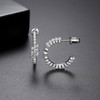 'Primizia' Earrings - 18K White Gold Finish