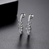 'Primizia' Earrings - 18K White Gold Finish