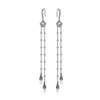 'Lerina' Earrings - 18K White/Black Gold Finish
