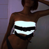 Flash Reflective Tube Top