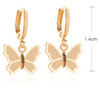 Bohemian Butterfly Drop Earrings