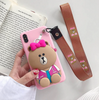 Cartoon Characters Wallet Phone Case