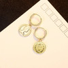 'Vilelma' Earrings - 18K Gold & Sterling Silver